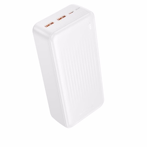 Borofone Внешний аккумулятор 30000mAh BJ80B Clever - 2xUSB + Type C - QC 3.0 22,5W PD 20W белый