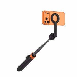 TECH-PROTECT L10S MAGSAFE BLUETOOTH SELFIJA NŪJA-STATĪVS melns/oranžs