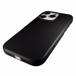 Puro Icon Mag Pro Magnētiskais silikona viedtālruņa apvalks iPhone 16 Pro - melns