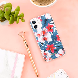 Crong Flower Pattern 03 vāciņš ierīcei iPhone 12 / iPhone 12 Pro