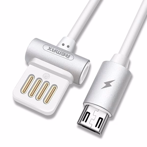 REMAX kabelis Waist Drum RC-082m - USB uz Micro USB - balts