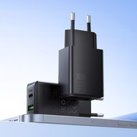 Lādētājs viedtālrunim Hoco USB A + USB C QC3.0 PD AFC 3A 30W N71 melns