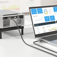 Kabeļu savienojums Hoco US08 HDMI uz HDMI 1.0m melns