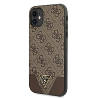 Guess 4G Triangle Collection viedtālruņa apvalks iPhone 11 6.1" / Xr 6.1" - Brūns
