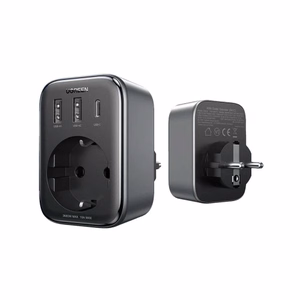 Lādētājs Ugreen CD314 melns 30W (1xPD / 2xQC3.0 / 1xAC)