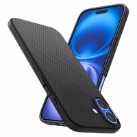 Spigen Liquid Air viedtālruņa apvalks iPhone 16 Plus – melns