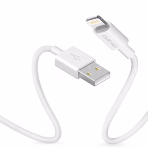 Dudao kabelis USB / Lightning 3A 1m balts (L1L balts)