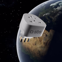 Adapteris no IT sienas kontaktdakšas uz universālo kontaktdakšu