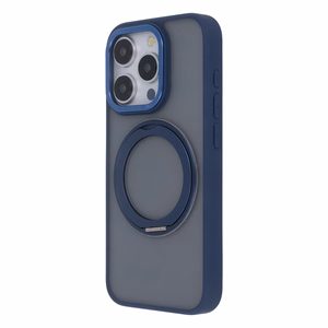 Secure Spinning Mag viedtālruņa apvalks iPhone 15 6,1" tumši zils