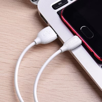 USB kabelis Borofone BX19 USB-A uz MicroUSB 1,0 m, balts