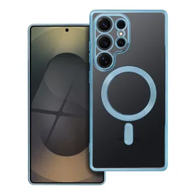 ELECTRO MAG COVER magnētiskais viedtālruņa apvalks, saderīgs ar MagSafe, paredzēts SAMSUNG S25 Ultra, zils