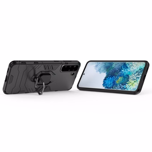 Ring Armor izturīgs hibrīda viedtālruņa apvalks ar magnētisko turētāju Samsung Galaxy S22+ (S22 Plus) melns