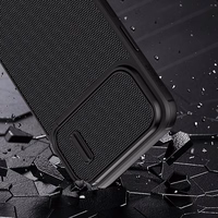 Nillkin Textured S vāciņš iPhone 14 Pro Max bruņu apvalks ar kameras vāciņu tumši zaļš