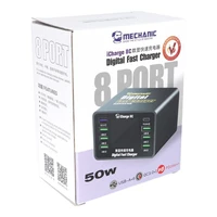 MECHANIC iCharge 8C 8-Port DC barošanas avots PD QC3.0