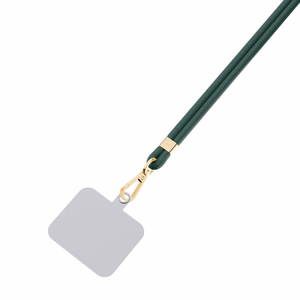 3mk EasyClip tālruņa aukliņa, tumši zaļa (zelta krāsas furnitūra)