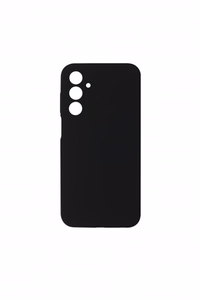 JM REGULAR DEFENSE silikona maciņš Galaxy A25, melns