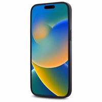 DKNY Vienkāršs logotips Magnētiskais viedtālruņa apvalks iPhone 14 Pro Max - melns