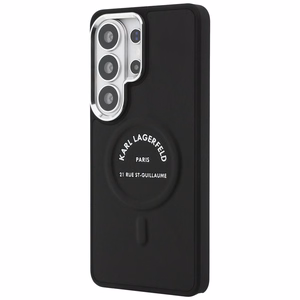 Karl Lagerfeld maciņš Embossed Ring RSG Logo MagSafe Samsung Galaxy S26 Ultra melns