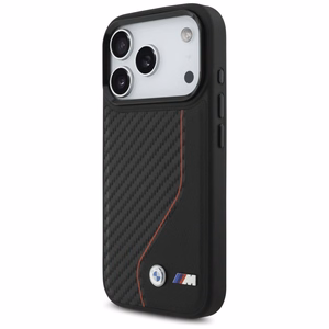 BMW M Carbon Line & Logo MagSafe Чехол для iPhone 17 Pro - красный