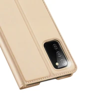 Dux Ducis Skin Pro grāmatas tipa apvalks Samsung Galaxy A03s zelta krāsas