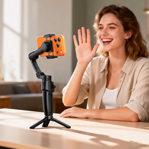 Gimbal ar 3 asu stabilizāciju un tālvadības pulti Hoco K91 melns