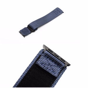 FORCELL F-DESIGN FA05 neilona siksniņa APPLE pulkstenim 42 / 44 / 45 / 49 mm zilā krāsā