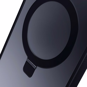 3mk Smoke viedtālruņa apvalks Magnētiskais ar statīvu Apple iPhone 16 pro max - melns