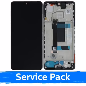 LCD-дисплей совместимый с Xiaomi Redmi Note 12 Pro 5G Poco X5 Pro 5G чёрный с рамкой (Service Pack)