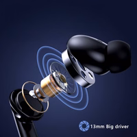 Blavec Bluetooth TWS austiņas BW-03 Infinity Pro ANC+ENC (BW03IP-B) melnas