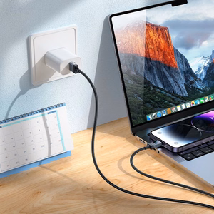 Kabelis USB A uz Lightning Hoco 2,4A ar ekrānu 1 m X118 melns