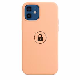 Phone Maciņš "Silicone Maciņš v2" priekš iPhone 12 (12 Pro) / Cantaloupe / in package