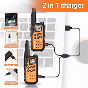 Baofeng BF-T25E rāciju komplekts, 2 gab., oranžas