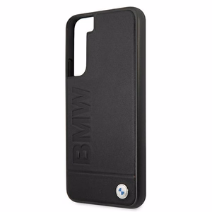 Viedtālruņa apvalks BMW Signature Logo Imprint Samsung Galaxy S22+ melns