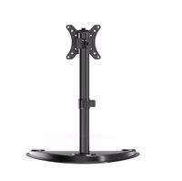 Gembird MS-D1ST-04 Monitor desk stand (rotate, tilt, swivel), 13”-32”, melns