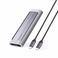 Orico AXM2-G2 M.2 NVME USB-C 10Gb/s disku ierīce - pelēka