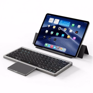 Dux Ducis Ok Series bezvadu Bluetooth tastatūra ar skārienpaneli melna