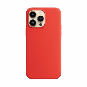 Mag Silicone Case Apple iPhone 15 Pro red