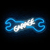 Neon PLEXI LED GARAGE blue white NNE22 Neolia