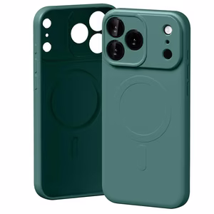 Mercury Semi-Silicone MagSafe maciņš, paredzēts iPhone 17 Pro Max, zaļš