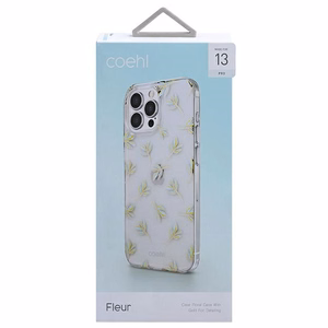 Uniq Coehl Fleur apvalks iPhone 13 Pro / iPhone 13 - zils