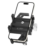 Tech-Protect V1 universāls velosipēda tālruņa turētājs - melns
