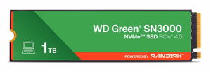 Western Digital Green WD™ SN3000 NVMe™ SSD POWERED BY SANDISK 1 TB