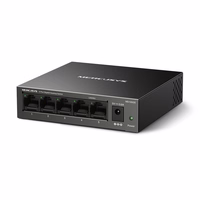 Mercusys MS105GS - Desktop switch, 5 Gigabit ports, black