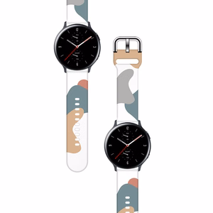 Moro siksniņa Samsung Galaxy Watch 40 / 41 / 42 / 43 / 44 mm silikona pulksteņa siksniņa ar rakstu 2