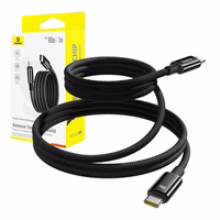 Baseus Tungsten Gold uzlādes kabelis no USB-C uz USB-C 100W 1m (melns)