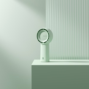 Jisulife rokas ventilators 5 Plus 4000mAh mini pūtējs pārnēsājams ventilators - zaļš