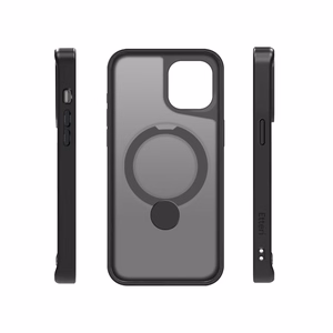 Etteri Matt Mag Ring чехол iPhone 12 / 12 Pro 6,1" черный