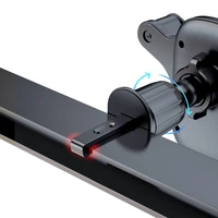 Dudao F5Pro automašīnas tālruņa turētājs, stiprināms pie ventilācijas restes – melns