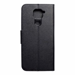 FANCY grāmatas veida viedtālruņa apvalks XIAOMI Redmi Note 9 melns