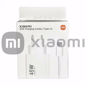 Charger Xiaomi MDY-17-EF (BHR07SLEU) White 45W (incl. packing) + cable "Type-C" / Genuine 100% /